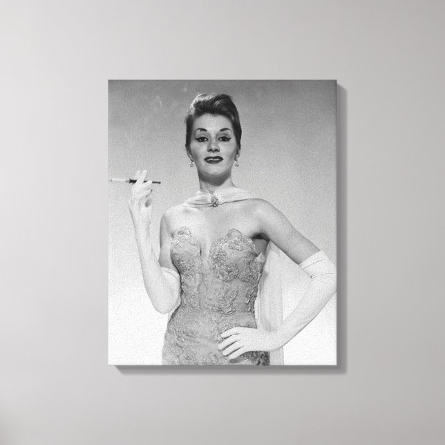 Kvinnor i nöd canvastryck (Framsida)