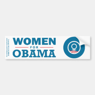 Kvinnor i Obama Bildekal