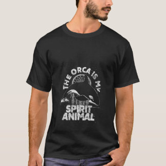 Kvinnor i Orca är min Döda för andningsdjur - Vint T Shirt