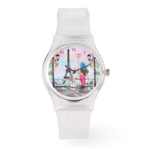 Kvinnor i Paris Eiffel Torn Watch Gift Armbandsur