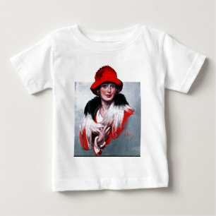 Kvinnor i Red Hat T Shirt