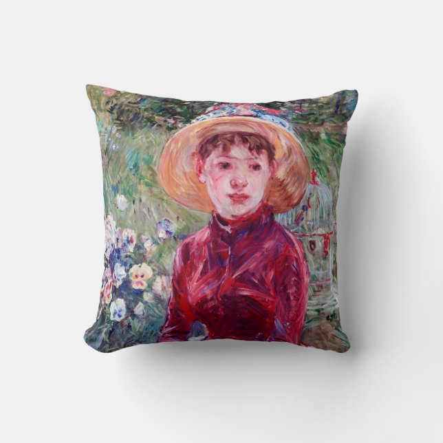 Kvinnor i Röd, Berthe Morisot Kudde (Framsida)