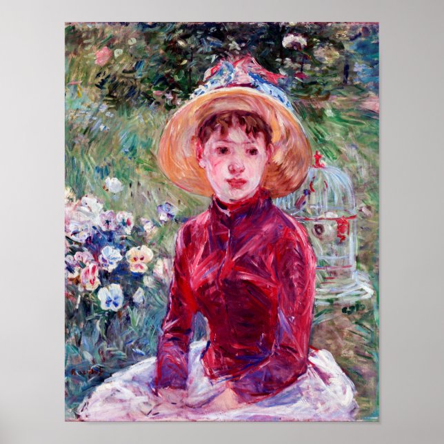 Kvinnor i Röd, Berthe Morisot Poster (Framsidan)