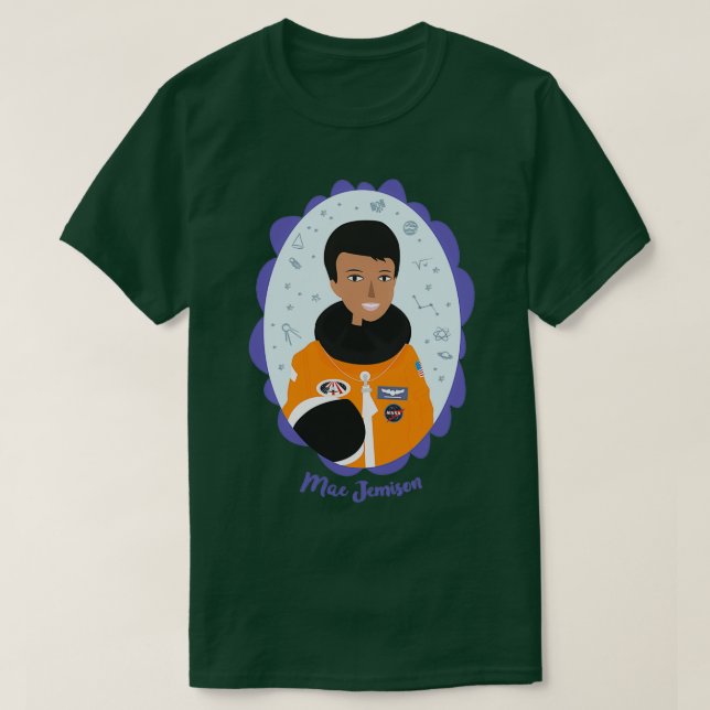Kvinnor i Science Mae Jemison T Shirt (Design framsida)