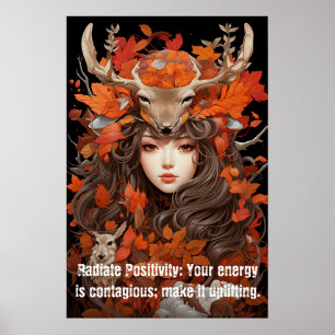 Kvinnor i skogen: Uppmjukning av energi Poster