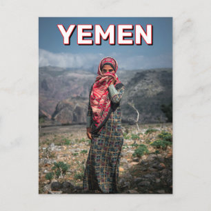 Kvinnor i Socotra, Jemen Vykort