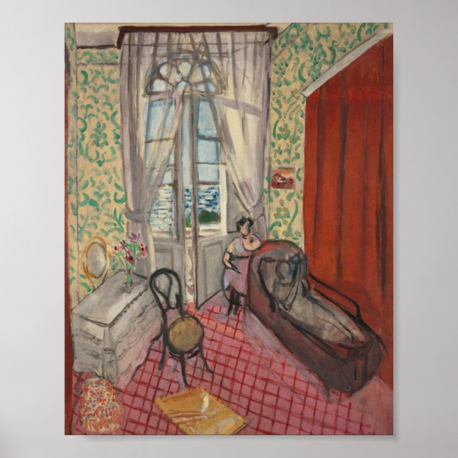 Kvinnor i Soffa av Matisse Poster (Framsidan)