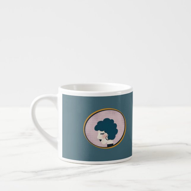 Kvinnor i Spegel Espressomugg (Vänster)