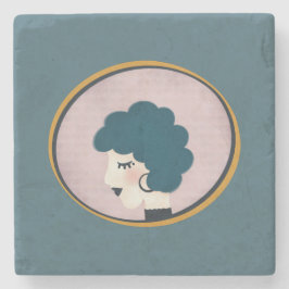 Kvinnor i Spegel Stenunderlägg