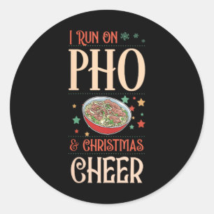 Kvinnor i Springa på Pho- och Julfeber-matchning X Runt Klistermärke