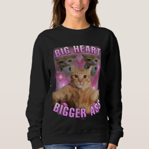 Kvinnor i stora hjärtkatter t shirt