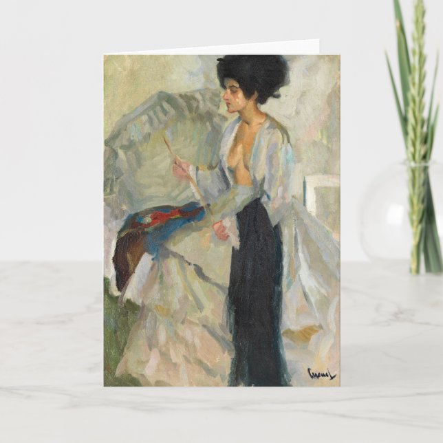 Kvinnor i Studio | Edward Cucuel Kort (Framsida)