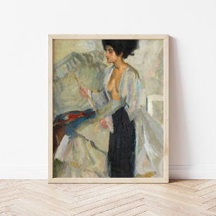 Kvinnor i Studio Edward Cucuel Poster