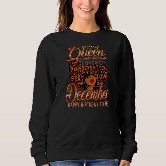 Kvinnor i svart drottning föds i december t shirt