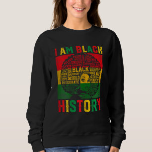 Kvinnor i svart historia Afro African American Wo T Shirt