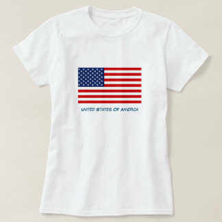 Kvinnor i T-Shirt USA