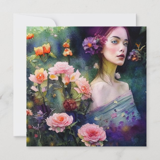 Kvinnor i trädgården 4 (Framsida)