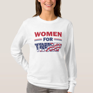 Kvinnor i Trump T Shirt