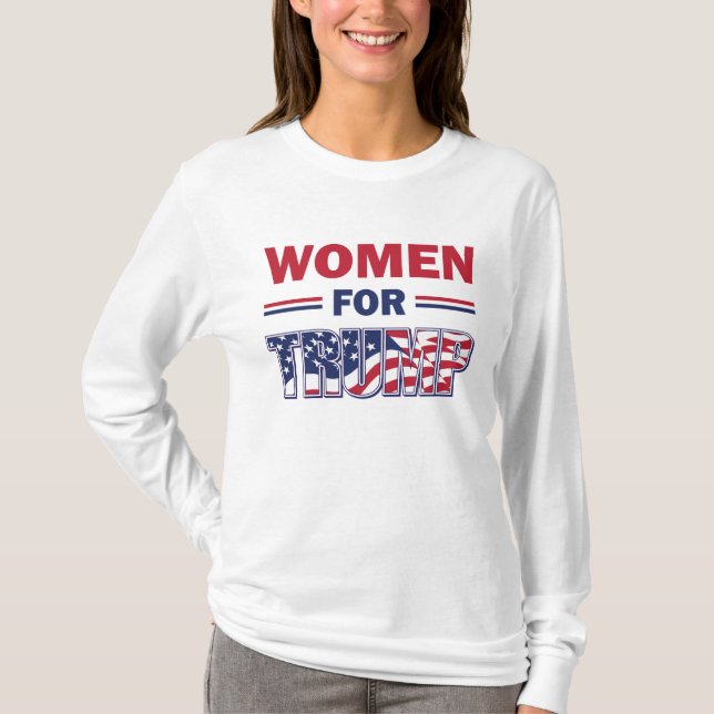 Kvinnor i Trump T Shirt (Framsida)