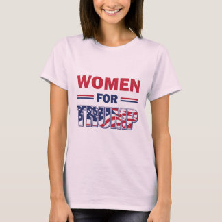 Kvinnor i Trump T Shirt
