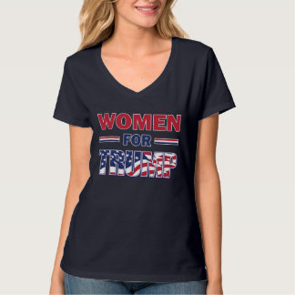 Kvinnor i Trump T Shirt
