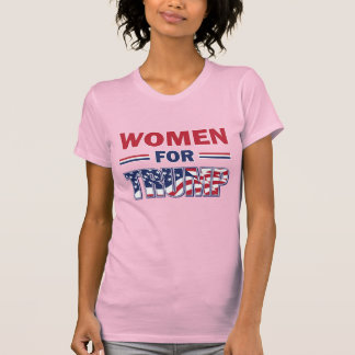 Kvinnor i Trump T Shirt
