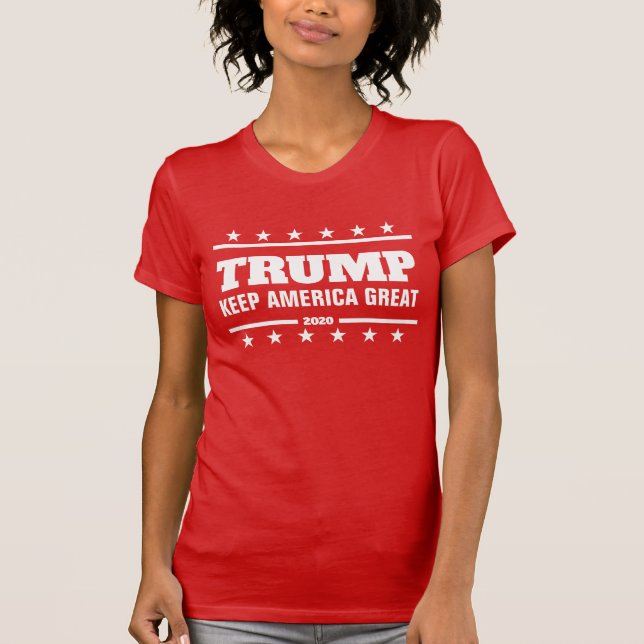 Kvinnor i Trumprepublikanska party T Shirt (Framsida)