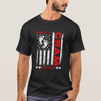 Kvinnor i USA, amerikansk Flagga som befordrades t T Shirt