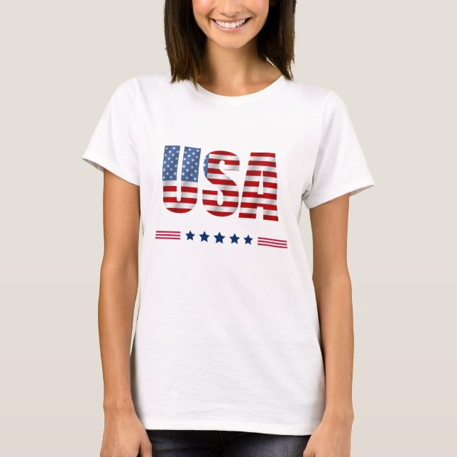 Kvinnor i USA T-Shirt (Framsida)