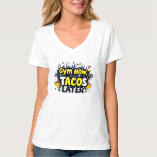 Kvinnor i V-Nacke T-Shirt - Arbetsoffert