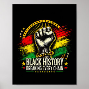 Kvinnor i varje kedja, svart historia, månad Manar Poster