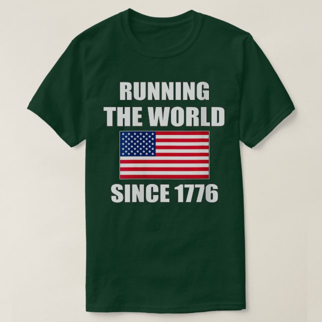 Kvinnor i världskriget sedan 1776 amerikansk Flagg T Shirt (Design framsida)