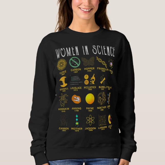 Kvinnor i vetenskap t shirt (Framsida)