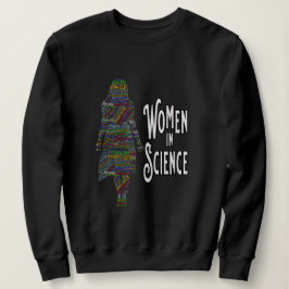 Kvinnor i vetenskapen Female Silhouette Ord-fyllni T Shirt