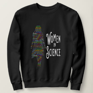 Kvinnor i vetenskapen Female Silhouette Ord-fyllni T Shirt