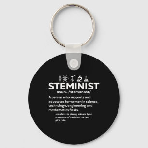 Kvinnor i vetenskapen Steminista Steminist 1 Nyckelring