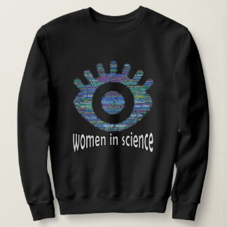 Kvinnor i vetenskapsflickorna Öga Ord fyllningsdes T Shirt