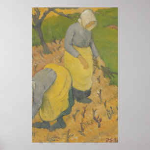 Kvinnor i vingården, 1890 poster