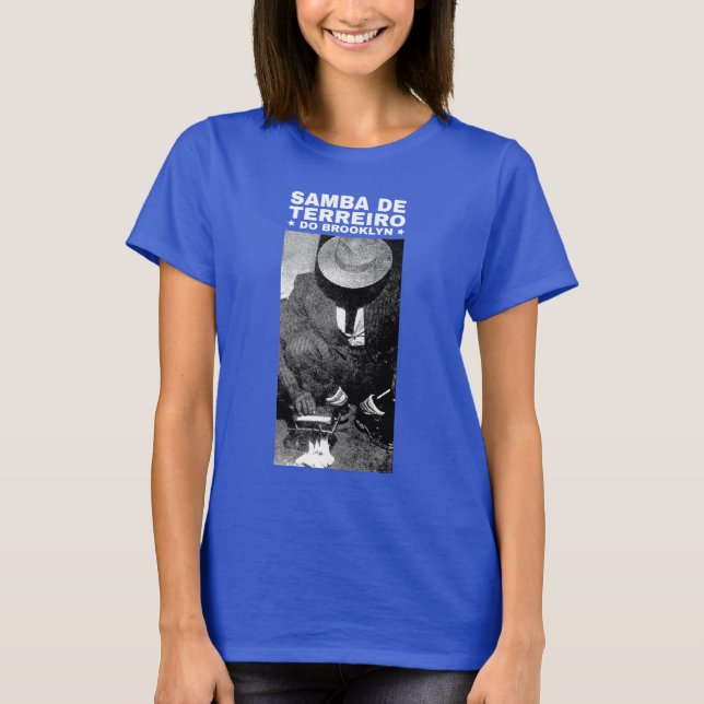 Kvinnor i vit Brev T-Shirt (Framsida)