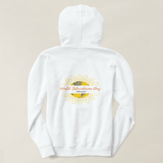 Kvinnor i vitt Hoodie - Världsklerodermadagen T Shirt