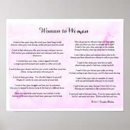 Kvinnor i Woman ©2012 av Trinka Polite (poster) Poster