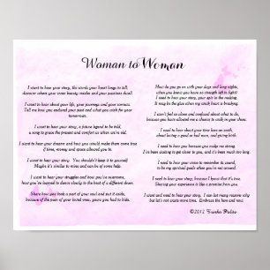 Kvinnor i Woman ©2012 av Trinka Polite (poster) Poster