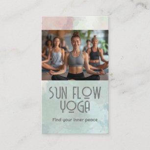 Kvinnor i Yoga-klassen Visitkort