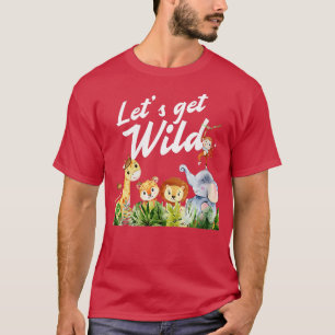 Kvinnor i zoo Party Safari-djur varje dag på Vilde T Shirt