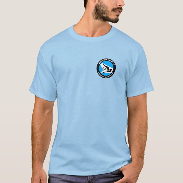 Kvinnor inom luftfart t shirt (Framsida)