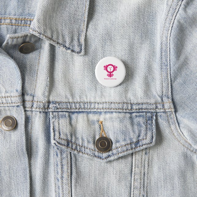 Kvinnor inom vindenergi – feministisk gåva knapp (In Situ)