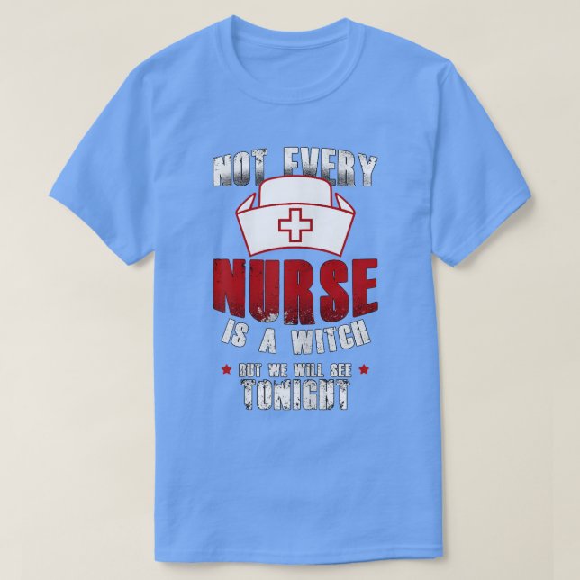KVINNOR INTE VARJE Nurse är en giktnuj Halloween T Shirt (Design framsida)