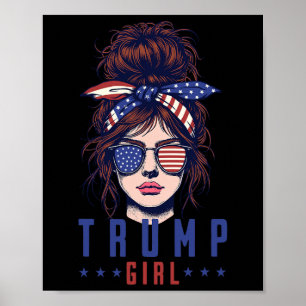 Kvinnor Ja, jag är en trumpflicka som tar sig över Poster