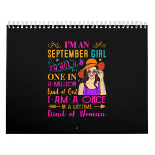 Kvinnor jag är en September Girl Födelsedag Gi Kalender