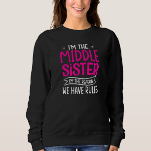 Kvinnor Jag är mellan syster Jag är anledningen ti T Shirt